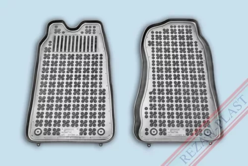 Rezaw čierne gumové koberce Ford TRANSIT III VAN Vodič na strane extra zosilnenie 2000-2013 (200613