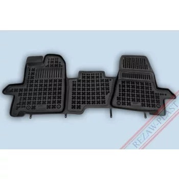   Rezaw čierne Gumové autokoberce FORD TRANSIT CUSTOM 2012-2023(200623)