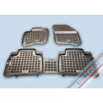   Rezaw čierne Gumové autokoberce FORD S-MAX II 2015-, Galaxy 2015-2023 (200625)