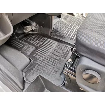   Rezaw čierne Gumové autokoberce FORD Transit IV Van 2012-2018, 2018-(200637)