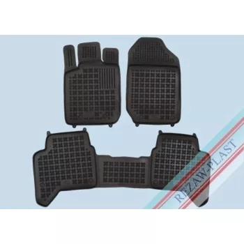   Rezaw čierne Gumové autokoberce FORD Ranger Pick-up 5 miestny, 4-dverový 2011-2020 (200638)