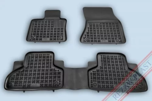 Rezaw čierne gumové koberce BMW X6 F16 SUV 2014-2019 (200718)