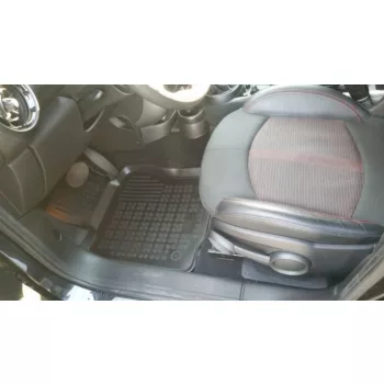   Rezaw čierne Gumové autokoberce Bmw Mini COUNTRYMAN I Crossover 2010-2017 (200725)