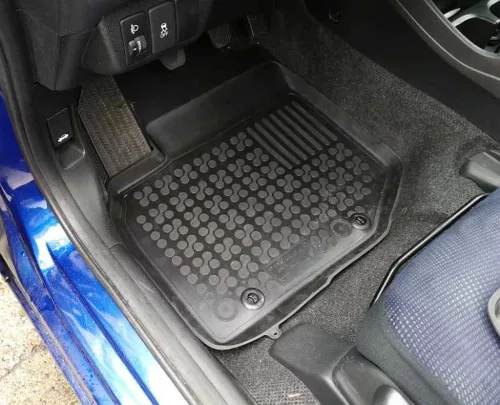 Rezaw čierne gumové koberce Honda JAZZ III Hatchback 2008-2015 (200904)