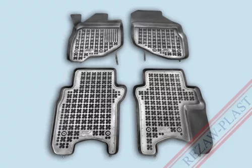 Rezaw čierne gumové koberce Honda JAZZ II Hatchback 2002-2008 (200910)