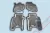 Rezaw čierne gumové koberce Honda JAZZ II Hatchback 2002-2008 (200910)