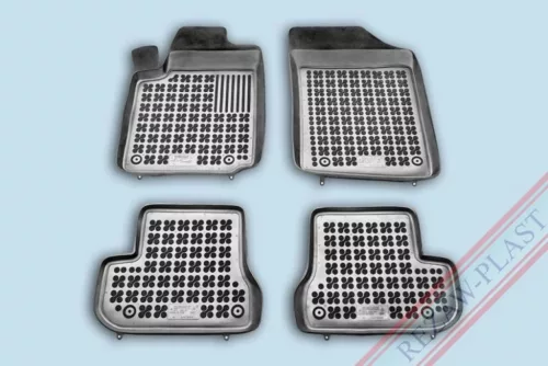 Rezaw čierne gumové koberce Citroen C2 Hatchback 2003-2009 (201216)