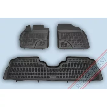   Rezaw čierne Gumové autokoberce TOYOTA PRIUS+ Liftback 2012-2015 (201428)