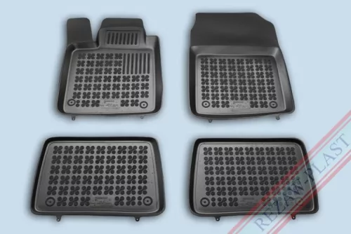 Rezaw čierne gumové koberce Renault TWINGO II Hatchback 3-dverový 2007-2014 (201911)