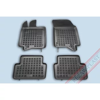   Rezaw čierne Gumové autokoberce RENAULT LAGUNA II Hatchback/Liftback/kombi 2001-2007 (201912)