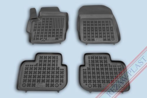 Rezaw čierne gumové autokoberce MITSUBISHI COLT VI Hatchback 3-dverový 2009-2012 (202302)