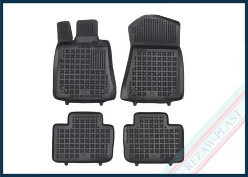 Rezaw čierne Gumové autokoberce Lexus IS III 2013 - 2020 (aj hybrid)