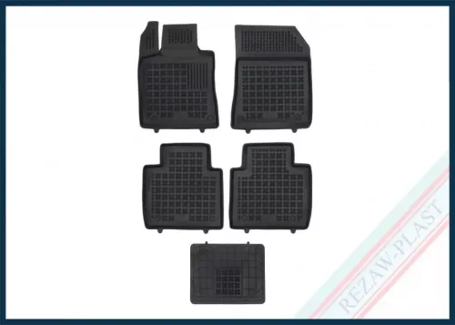 Rezawplast gumové koberce s vysokým okrajom /vaňa na sneh DS DS9 2021- TENSE Hybridný Plug-in (PHEV), 2x4 (FWD), 4x4 (AWD)