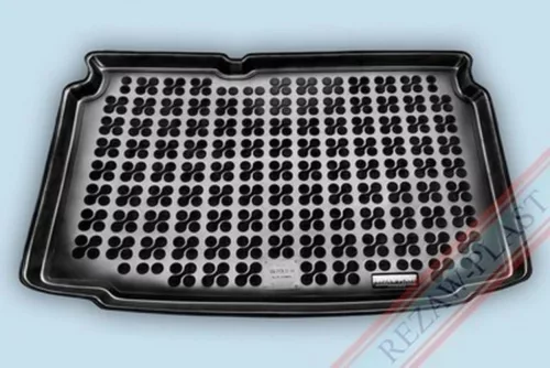 Rezaw čierna gumová vaňa do kufra Volkswagen POLO V Hatchback dolný s vaňou 2009-2017 (231853)