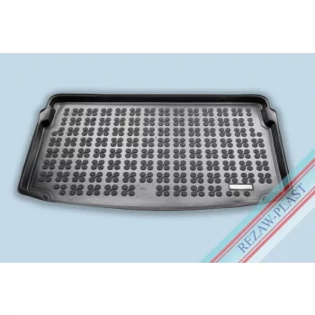   Rezaw čierna gumová vaňa do kufra Volkswagen POLO VI HB 2017 -fix podlahou(231882)