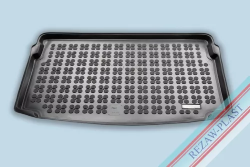 Rezaw čierna gumová vaňa do kufra Volkswagen POLO VI HB 2017 -fix podlahou(231882)