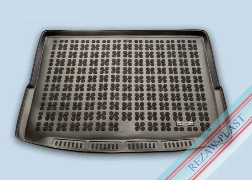 Rezaw čierna gumová vaňa do kufra BMW X1 (F48) Crossover s nastaviteľnou zadnou podlahou od 2016 (2321