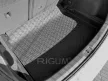 Eco čierna gumová vaňa do kufra kb 1 cm s okrajom Volkswagen Golf VII Hatchback 2012-2019
