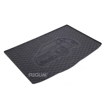   Eco čierne guma Gumová vana do kufru kb 1 cm peremmel Kia Stonic Crossover 2017 dvojité dno batožinového priestoru
