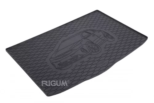 Eco čierne guma Gumová vana do kufru kb 1 cm peremmel Kia Stonic Crossover 2017 dvojité dno batožinového priestoru