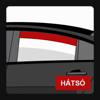   Sporty Deflektor vetra viaczložkový Citroen C 4 5 dverový 2011-