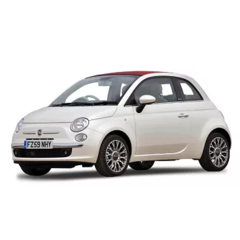 Sporty 2-dielne deflektory okien Fiat 500, 2007-, 3-dverový