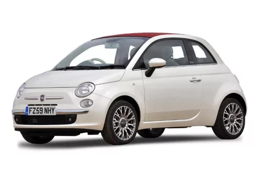 Sporty 2-dielne deflektory okien Fiat 500, 2007-, 3-dverový