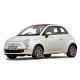 Sporty 2-dielne deflektory okien Fiat 500, 2007-, 3-dverový
