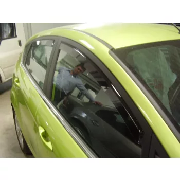   Sporty Ford Fiesta Sporty deflektory okien sada predný+zadný na okná, 4 ks 5 2008-2017