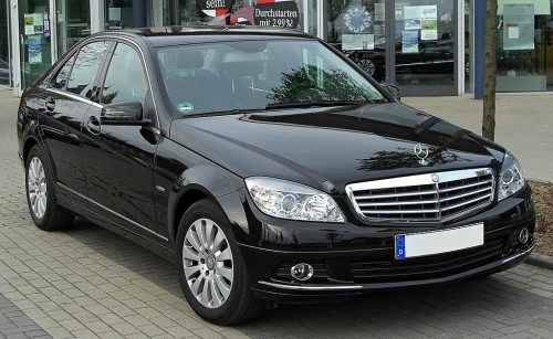 Sporty 2 dielny deflektor, Mercedes C class, 4 dverový, 2007-2014