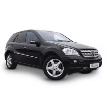  Sporty MERCEDES ML W164 Sporty deflektor vetra sada predný+zadný na okno, 4 ks 5 2006-2011
