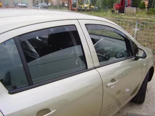 Sporty OPEL Corsa D Sporty deflektor vetra sada predný+zadný na okno, 4 ks 5 2006-2014