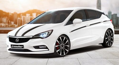 Sporty 2 dielny deflektor, Opel Astra K., 4-5 dverový,  2015-