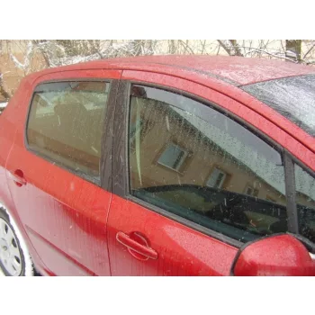   Sporty Peugeot 307 Sporty deflektory okien sada predný+zadný na okná, 4 ks 5 2001-2008