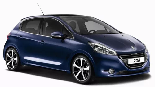 Sporty 2-dielne deflektory okien Peugeot 208 5-dverový 2013- (F1824)