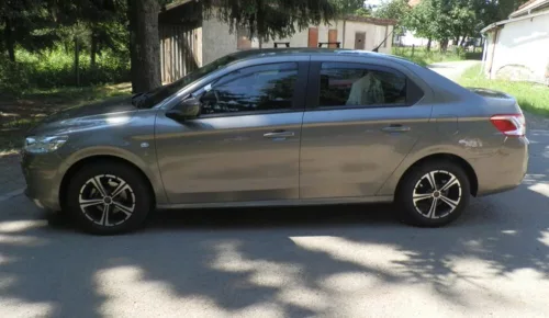 Sporty Peugeot 301 Sporty deflektory okien sada predný+zadný na okná, 4 ks 4 2013-