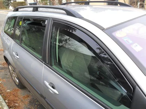 Sporty Renault Megane Sporty deflektory okien sada predný+zadný na okná, 4 ks 5 2003-2009
