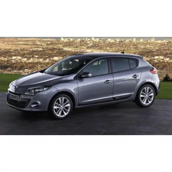   Sporty Renault Megane Sporty deflektory okien sada predný+zadný na okná, 4 ks 5 2009-2016