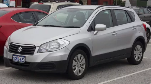 Sporty Suzuki SX4 S-Cross Sporty deflektory okien sada predný+zadný na okná, 4 ks 5 2013-