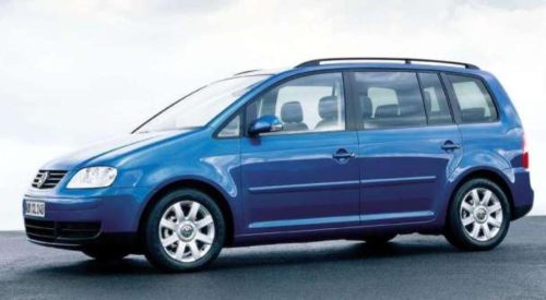 Sporty 2 dielny deflektor Volkswagen Touran 5 dverový 2003- (F2127)
