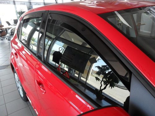 Sporty VOLKSWAGEN Polo Sporty deflektor vetra sada predný+zadný na okno, 4 ks 5 2009-2017