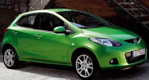 Sporty Mazda 2 Sporty deflektory okien sada predný+zadný na okná, 4 ks 5 2007-2014