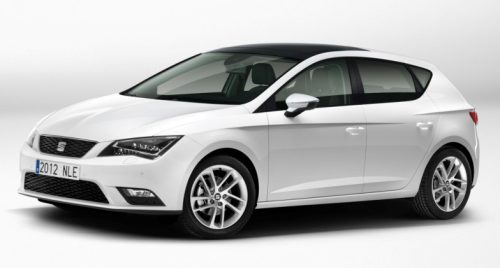 Sporty 2 dielny deflektor, Seat Leon, 5 dverový, 2012-