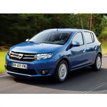   Sporty Dacia Sandero Sporty deflektory okien sada predný+zadný na okná, 4 ks 5 2012-2020