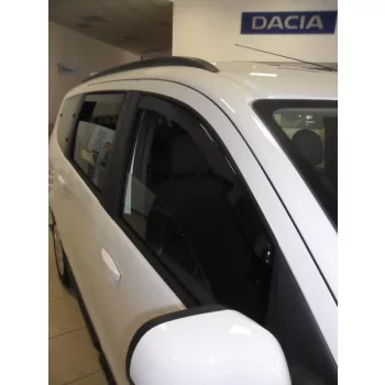   Sporty Dacia Lodgy Sporty deflektory okien sada predný+zadný na okná, 4 ks 5 2012-2020