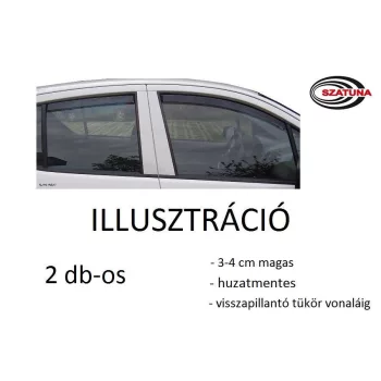   Sporty 2-dielne deflektory okien Lada Granta, Kalina, 4-5-dverový, 2015-