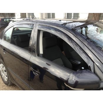   Szatuna SKODA Octavia II Szatuna deflektor vetra sada predný+zadný na okno, 4 ks 4 2004-2012
