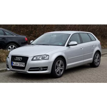   Szatuna Audi A3 Szatuna Deflektor vetra sada predný+zadný na okno, 4 ks 5 2003-2013