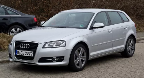 Szatuna Audi A3 Szatuna deflektory okien sada predný+zadný na okná, 4 ks 5 2003-2013