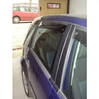   Szatuna FORD Fiesta Szatuna Deflektor vetra sada predný+zadný na okno, 4 ks 5 2002-2008